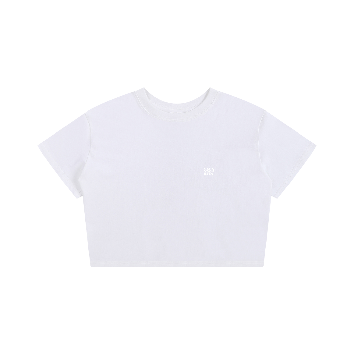 Beta Please - Crop Top (white)