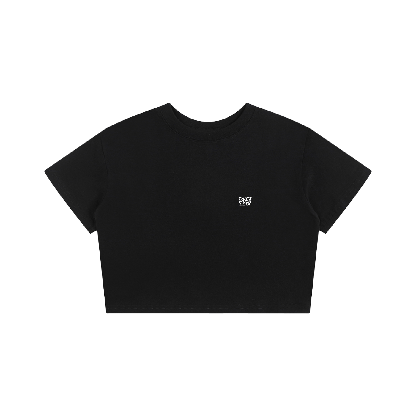Beta Please - Crop Top (black)
